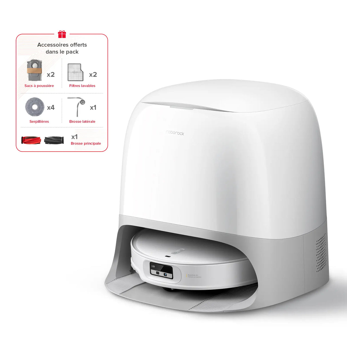ROBOROCK Aspirateur robot Qrevo Curv 2 ProX