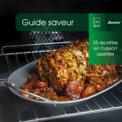 Four encastrable Sauter pyrolyse connecté (73 L, 60 cm inox)