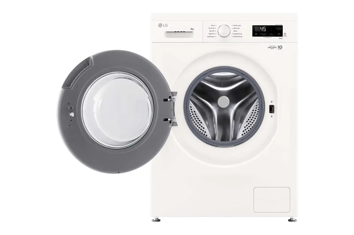Lave‑linge LG à hublot (Pose libre, 8 kg)