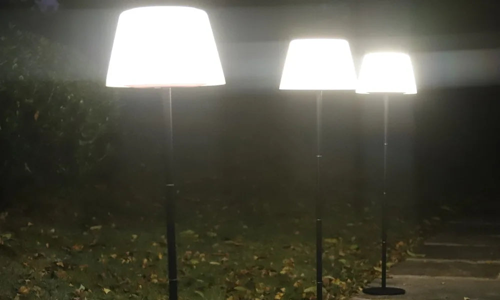 Ezilight Lampadaires solaires Solar lamp L40 (lot de 2)