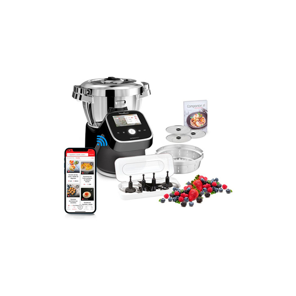 Moulinex Robot cuiseur i-Companion Touch Pro Noir HF93D810