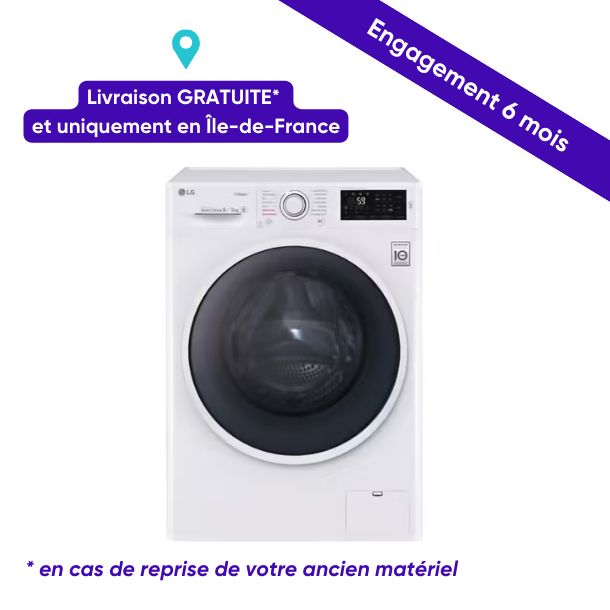 LG - Lave linge séchant F954J60WRS