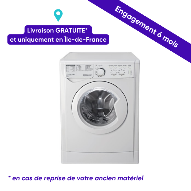 Indesit - Lave linge EWC61252WFRM