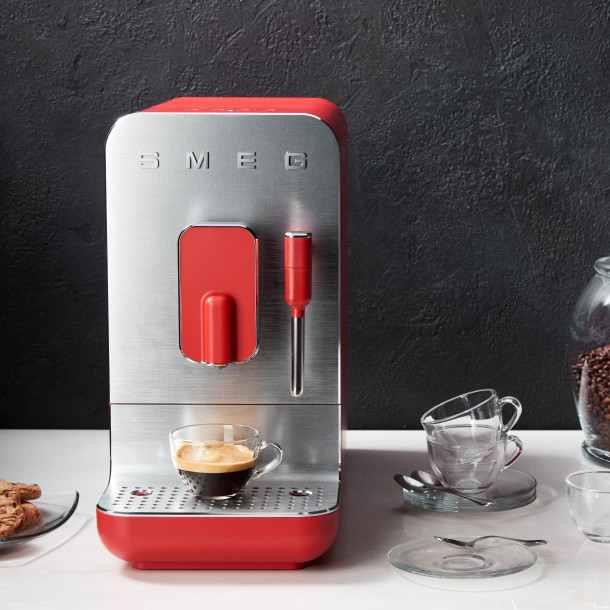 Machine à café grain SMEG Rouge