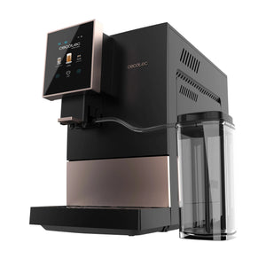 CECOTEC Machine à café grains Cremmaet Compactccino Connected Black Rose