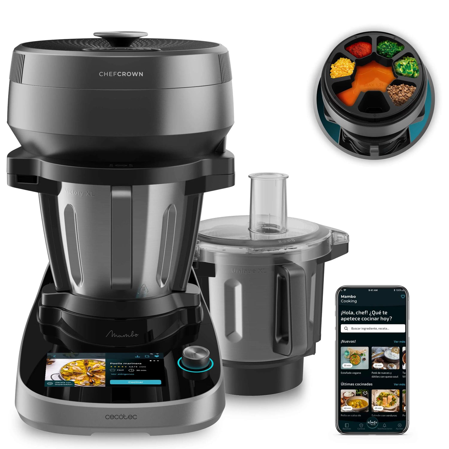 CECOTEC Robot cuiseur Mambo Cooking Total Gourmet
