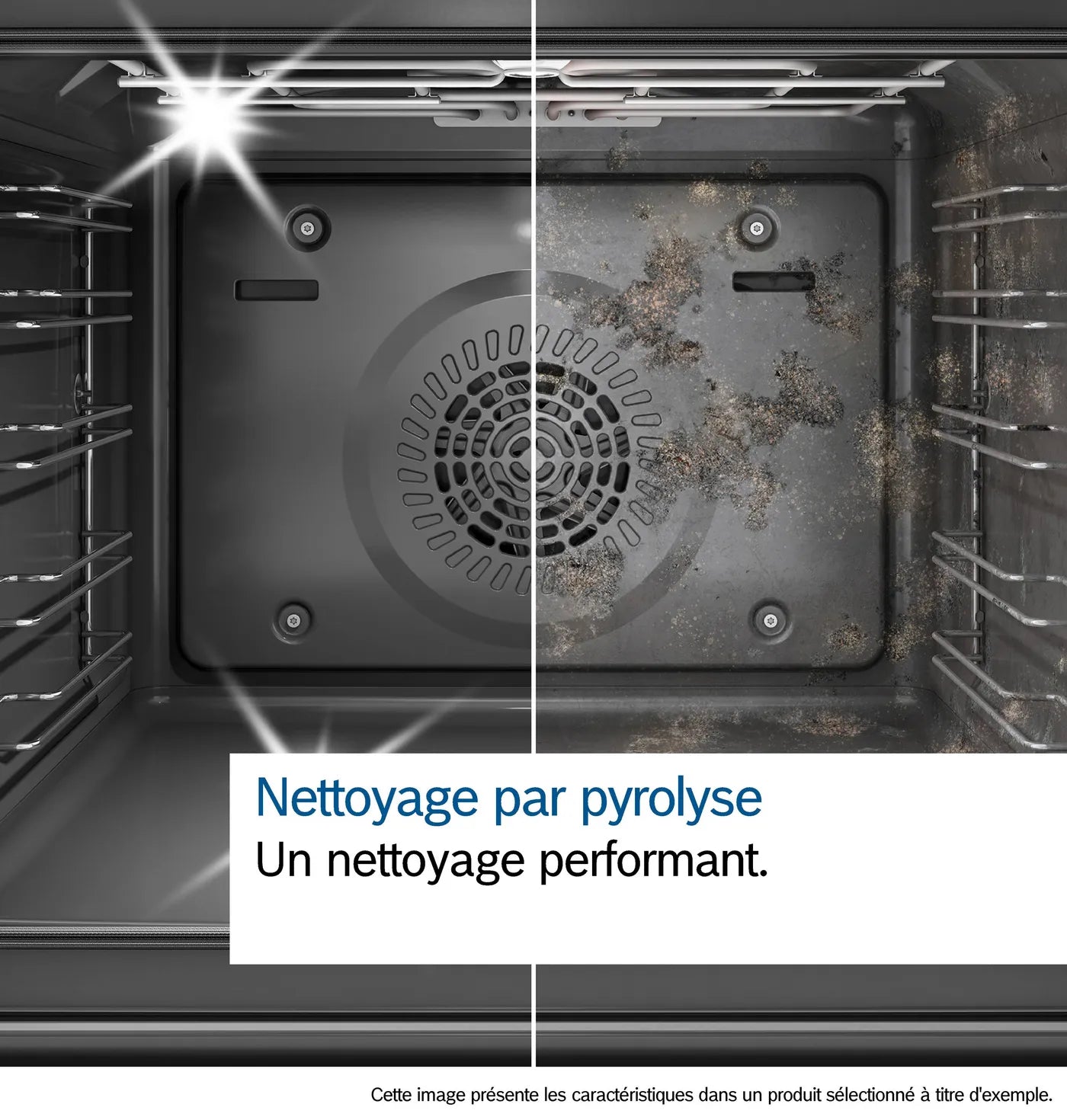 Four encastrable Bosch  multifonction avec pyrolyse (71 L, 60 cm blanc)