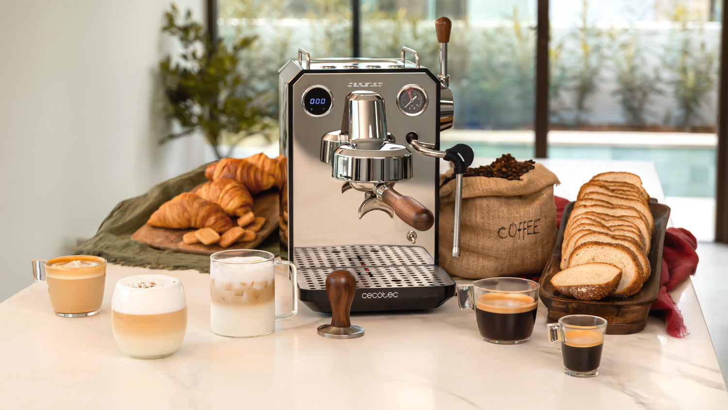 CECOTEC Machine à café grains Baristeo Intima