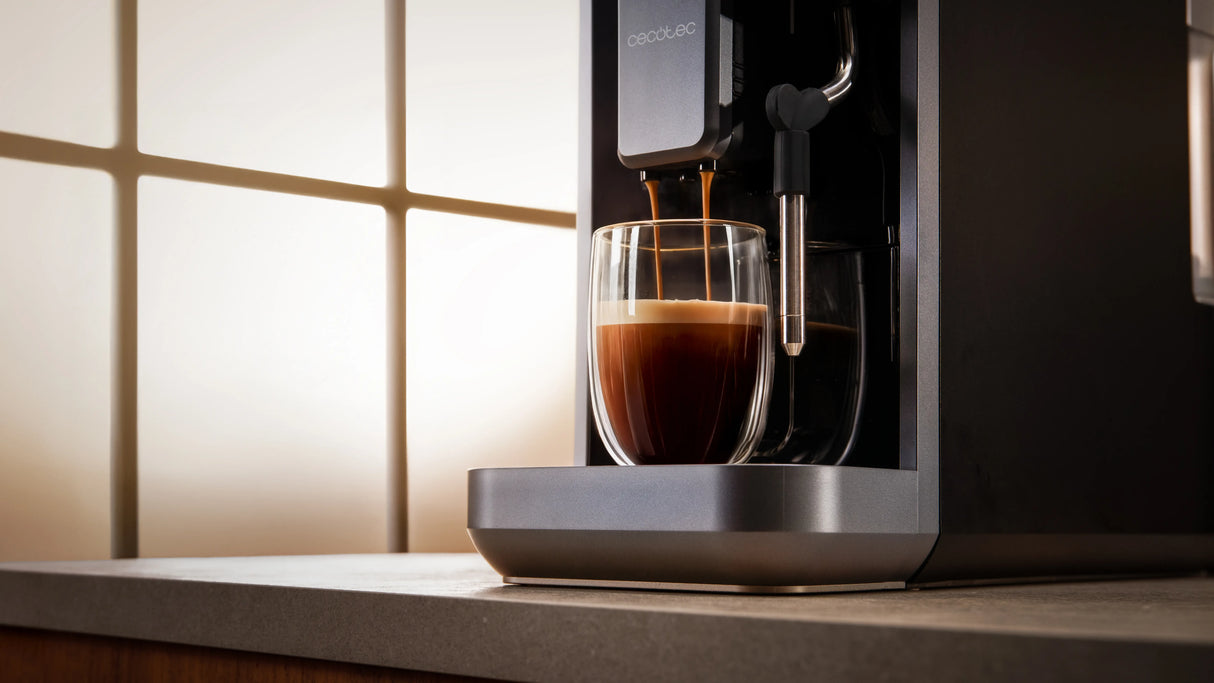 CECOTEC Machine à café grains Cremmaet Lungo Steam