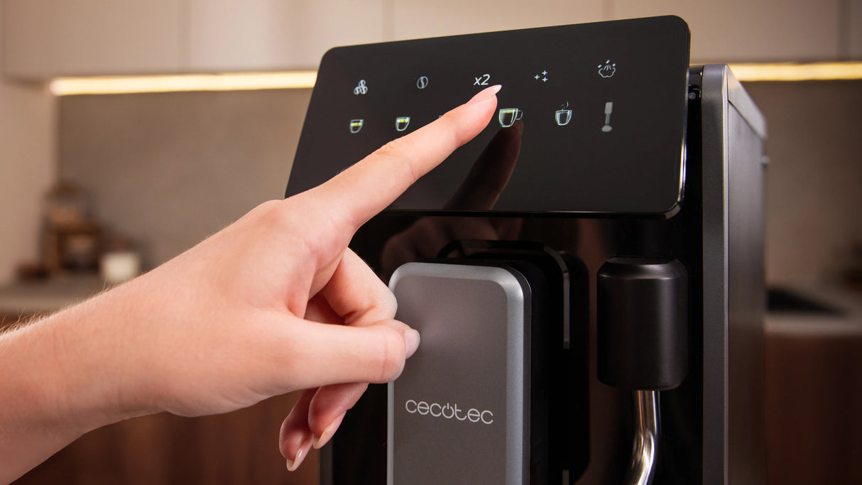 CECOTEC Machine à café grains Cremmaet Lungo Steam