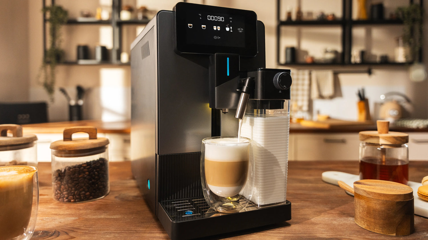 CECOTEC Machine à café grains Cremmaet Latte Touch