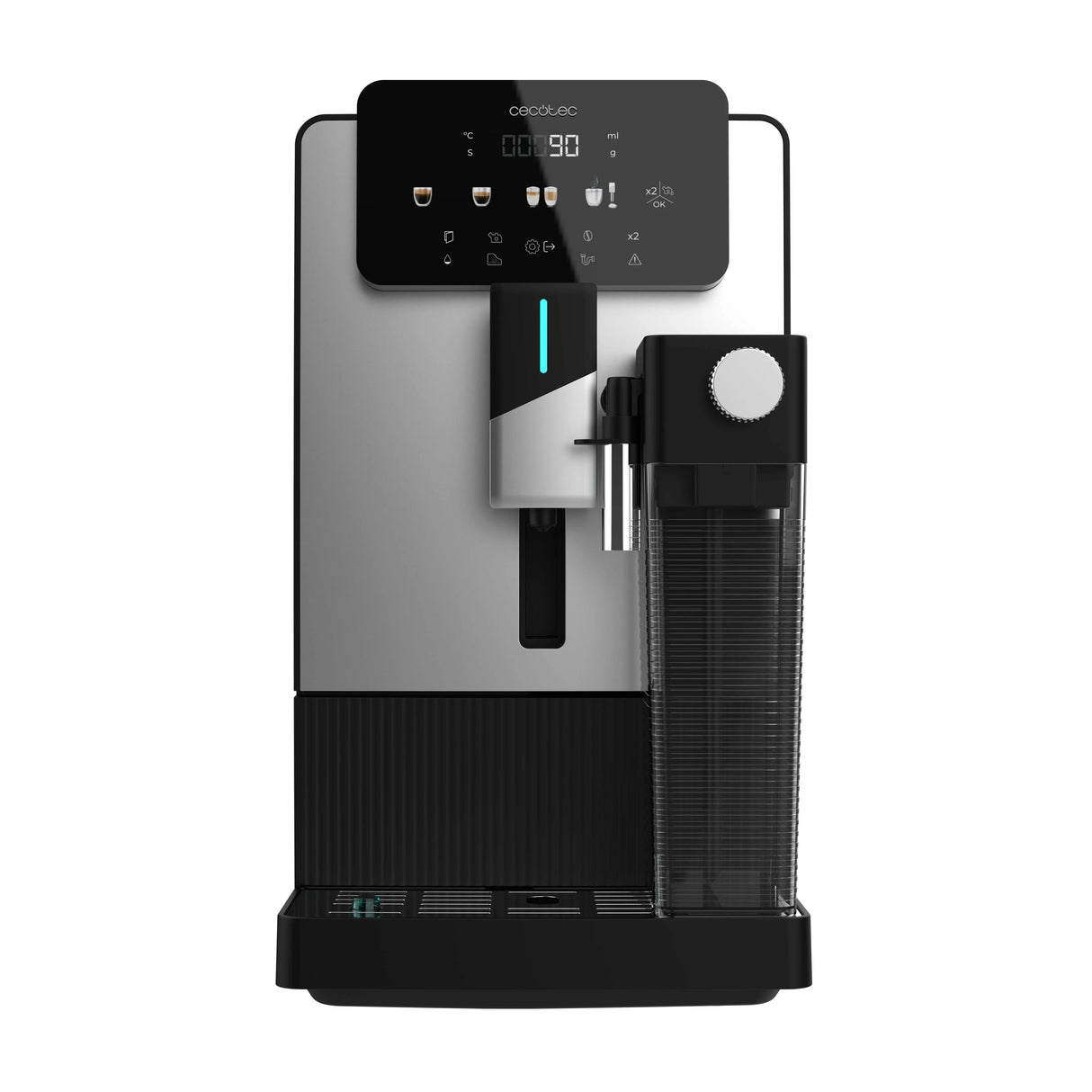 CECOTEC Machine à café grains Cremmaet Latte Touch
