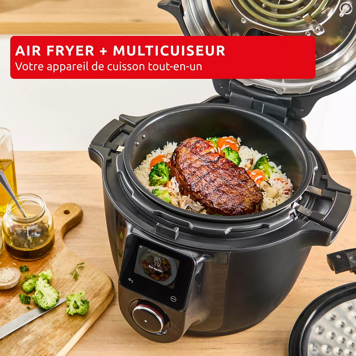 Moulinex Multicuiseur Air fryer Cookeo Infinity