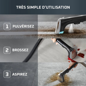 Rowenta Shampouineuse Détacheur Clean It 750W