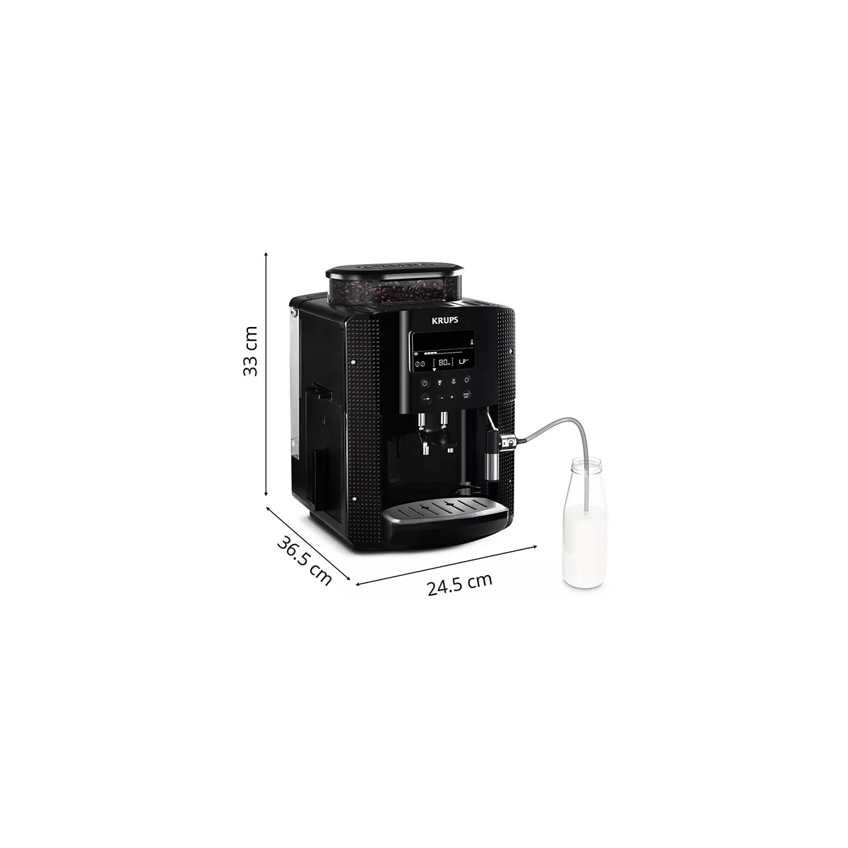 Krups Essential avec écran LCD et accessoire lait