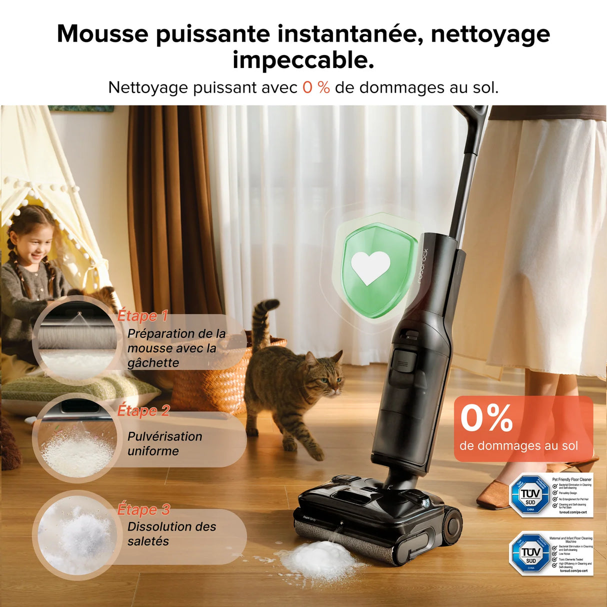 ROBOROCK Aspirateur laveur F25 Ace Pro