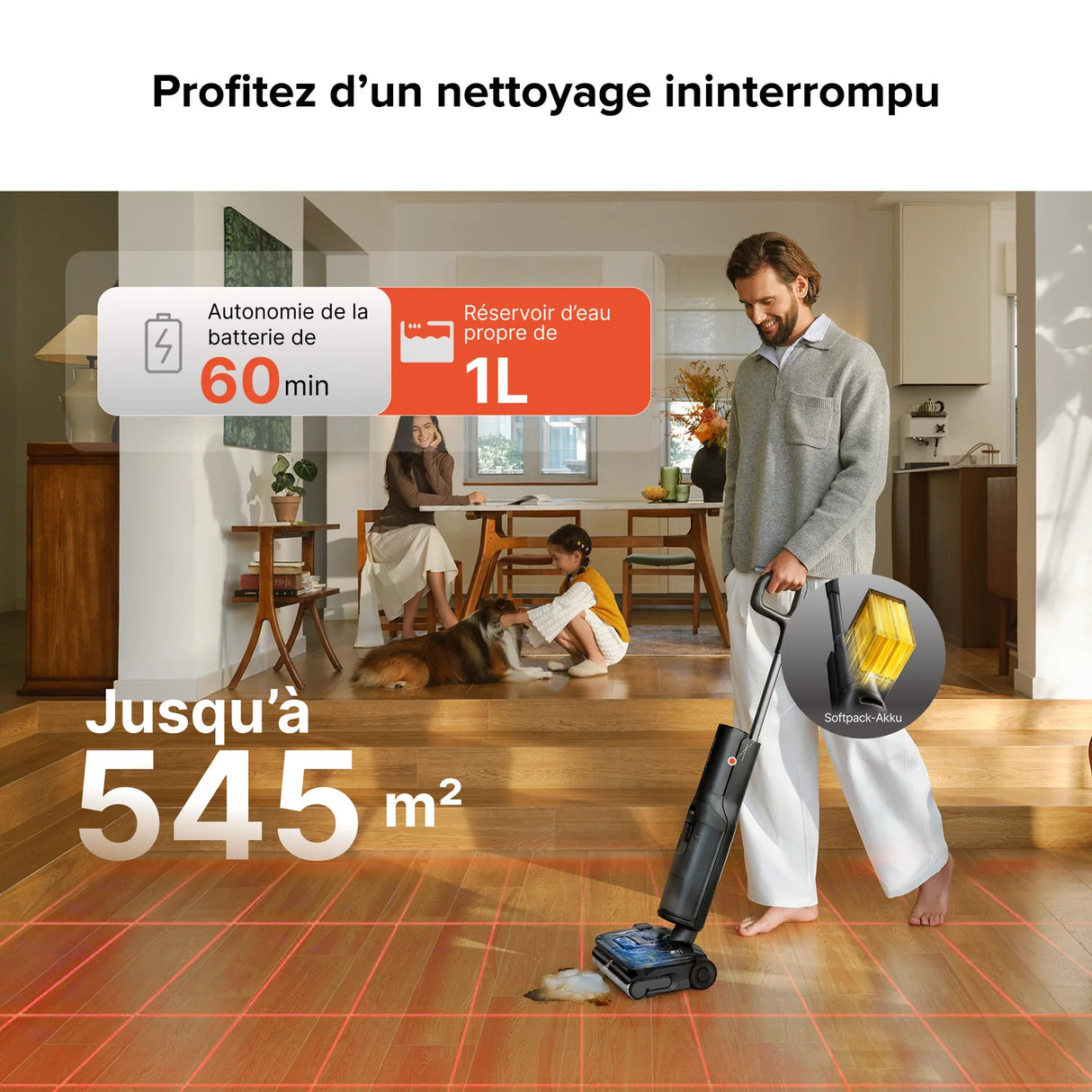ROBOROCK Aspirateur laveur F25 Ace Pro