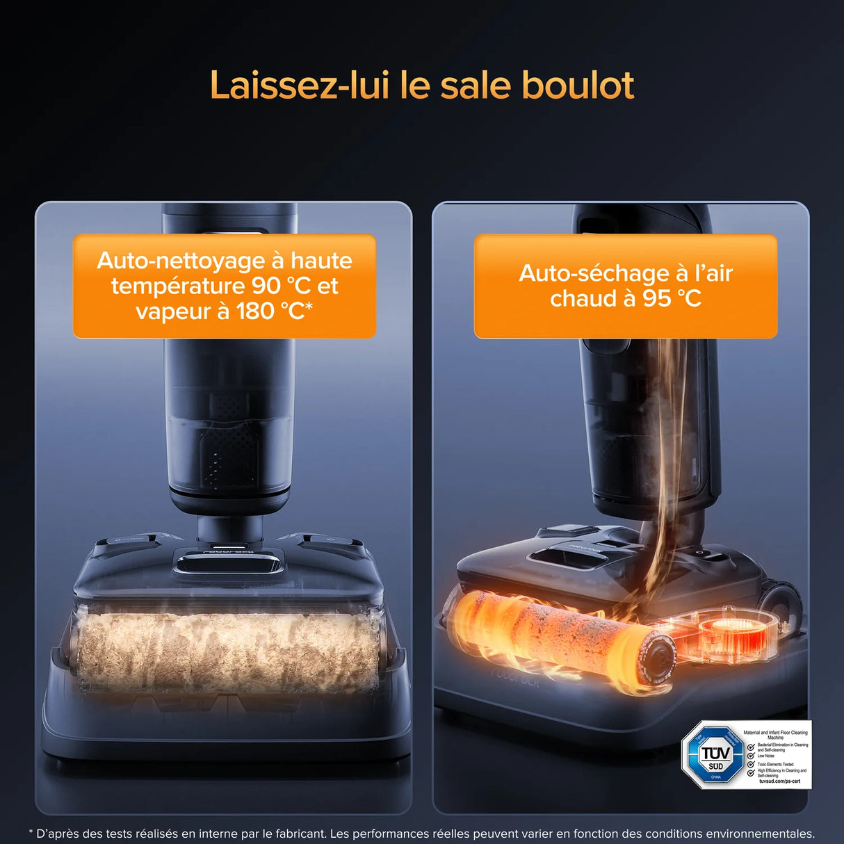 Roborock Aspirateur laveur F25 Ultra