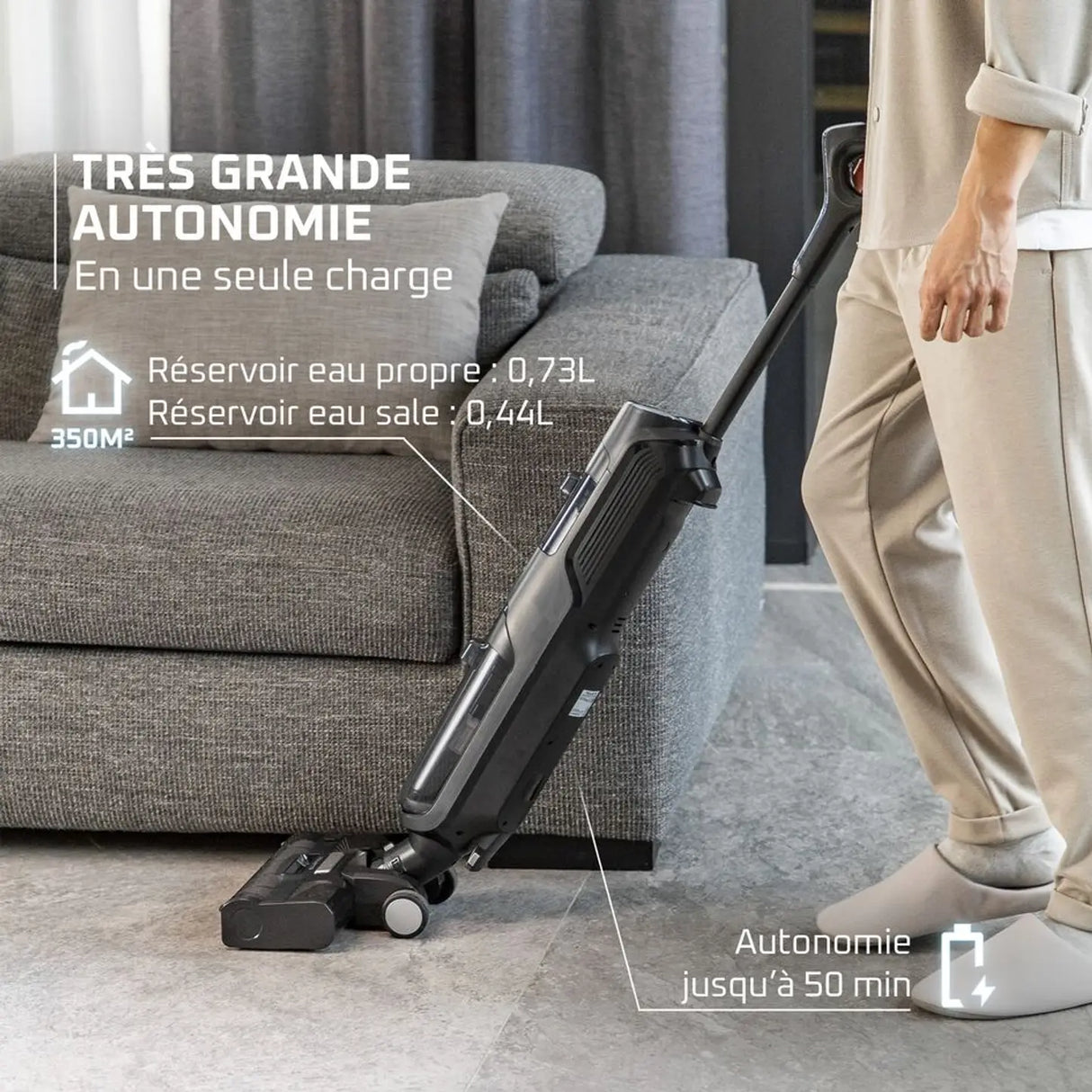 Rowenta Aspirateur lavant X-Clean 4