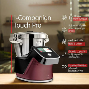 Moulinex Robot cuiseur i-Companion Touch Pro Noir