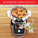 Moulinex Robot cuiseur i-Companion Touch Pro Noir (HF93D810)