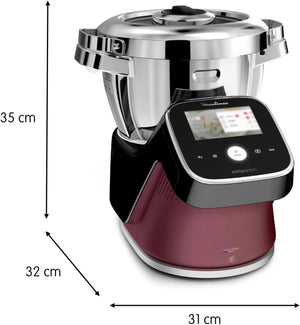 Moulinex Robot cuiseur i-Companion Touch Pro Noir