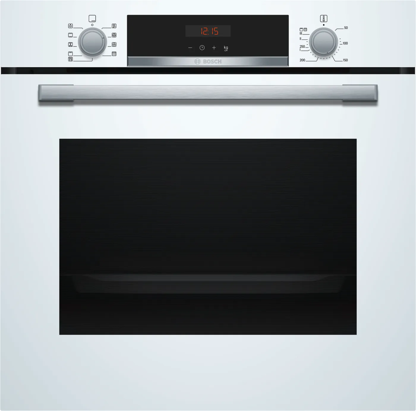 Four encastrable Bosch  multifonction avec pyrolyse (71 L, 60 cm blanc)