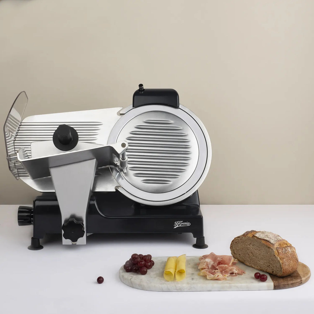 HKoenig Trancheuse à viande lame 25 cm