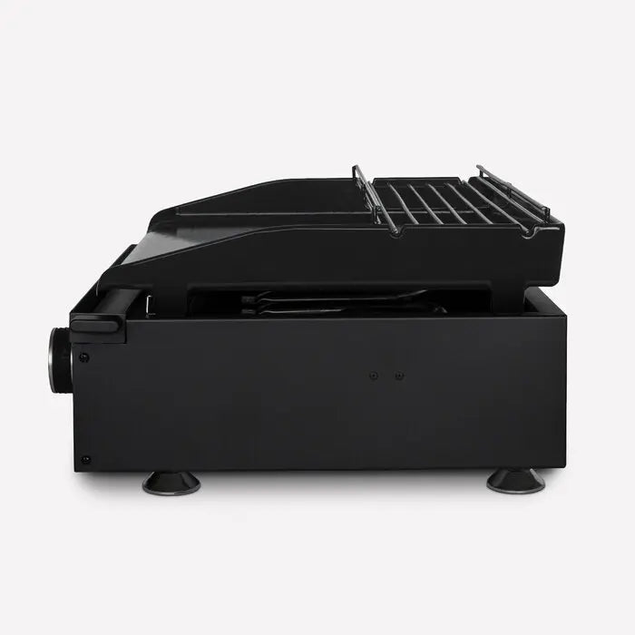 HKoenig Plancha à gaz 3 brûleurs - noire fonte émaillée