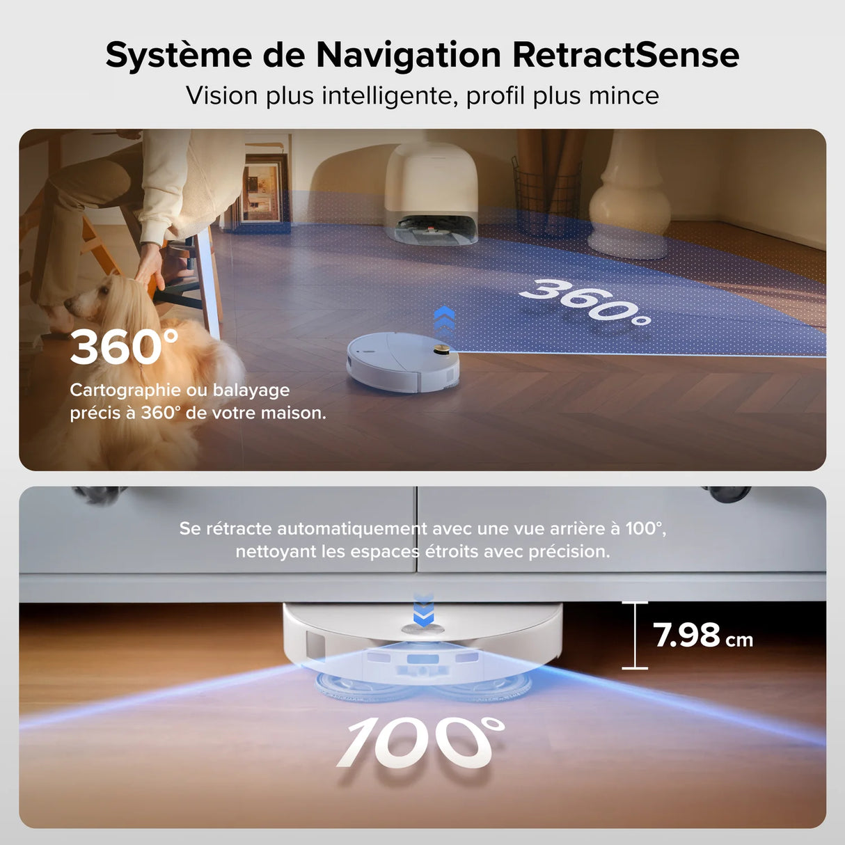 ROBOROCK Aspirateur robot Qrevo Curv 2 ProX