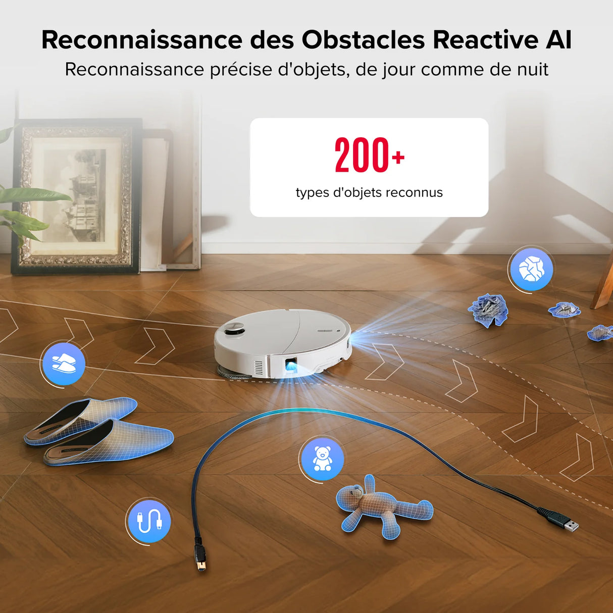 ROBOROCK Aspirateur robot Qrevo Curv 2 ProX