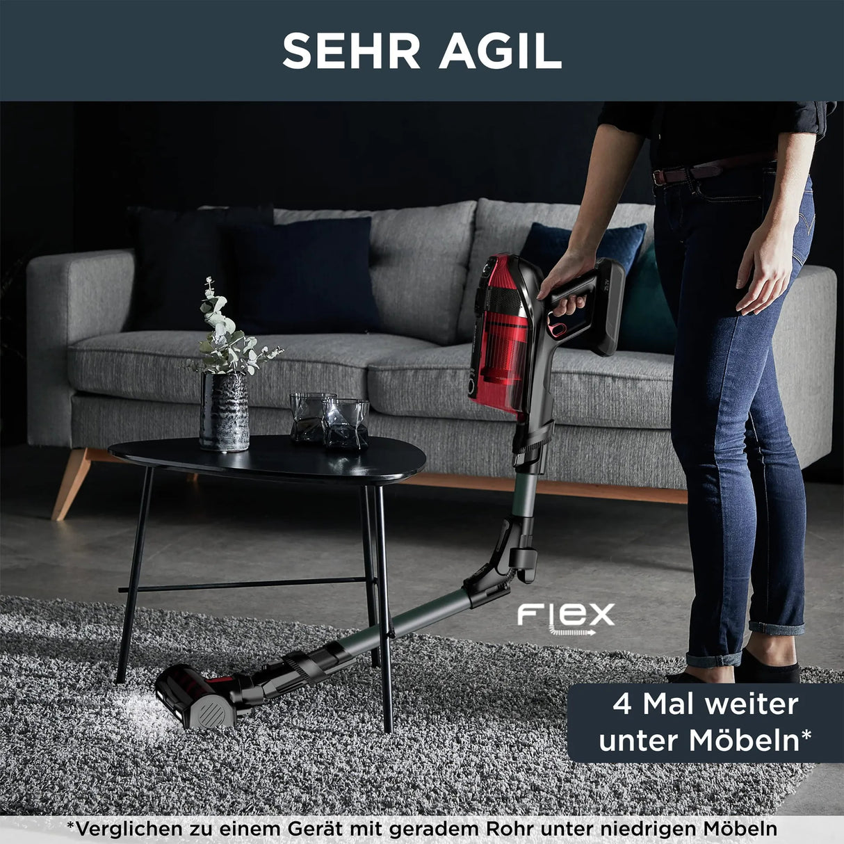 Rowenta Aspirateur balai X-Force Flex 12.60 Kit Animal