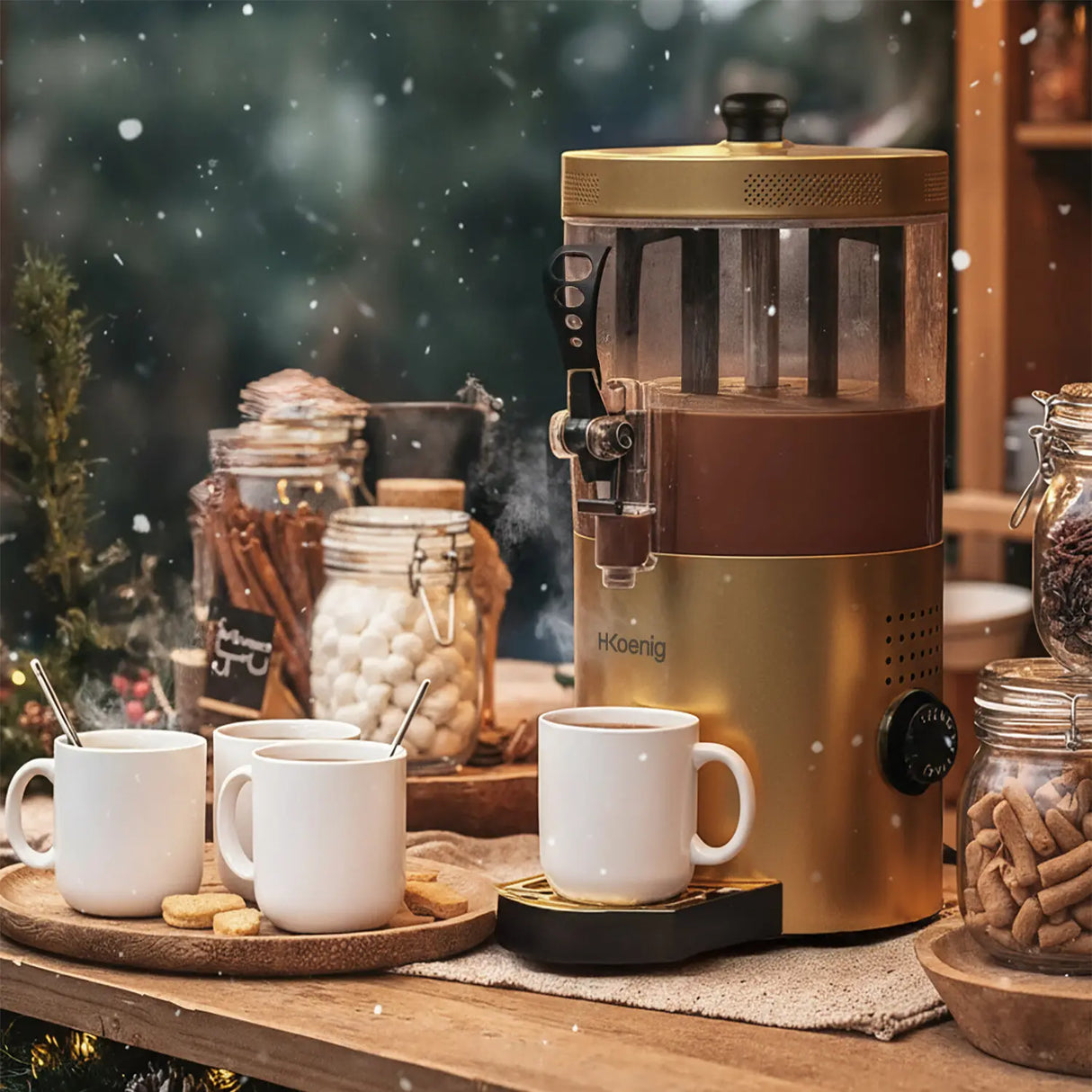 HKoenig Distributeur de chocolat chaud