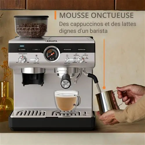 Krups Machine à expresso avec broyeur Précision Plus