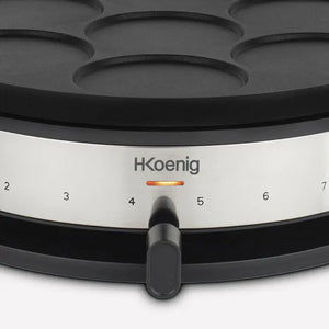 HKoenig Crêpière avec plaque réversible