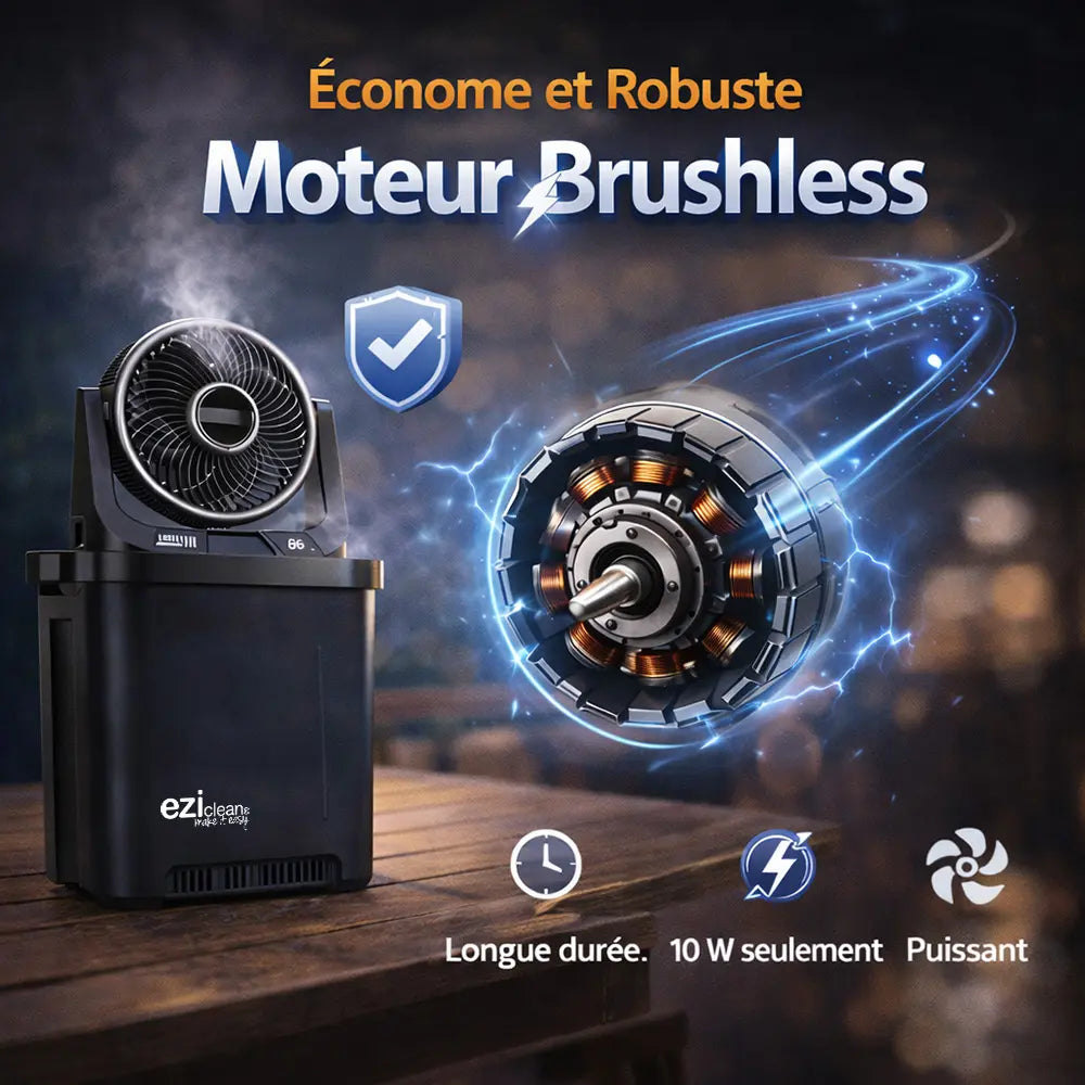 Eziclean Brumisateur Ventilateur MistFlow Ultra