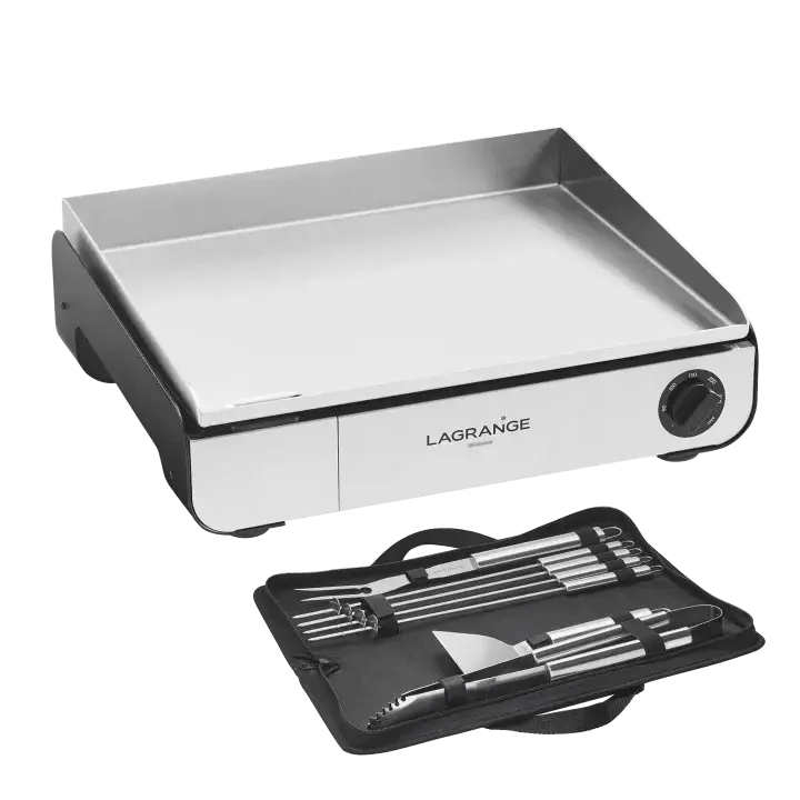 Lagrange Plancha Pro 50 noir avec kit accessoires